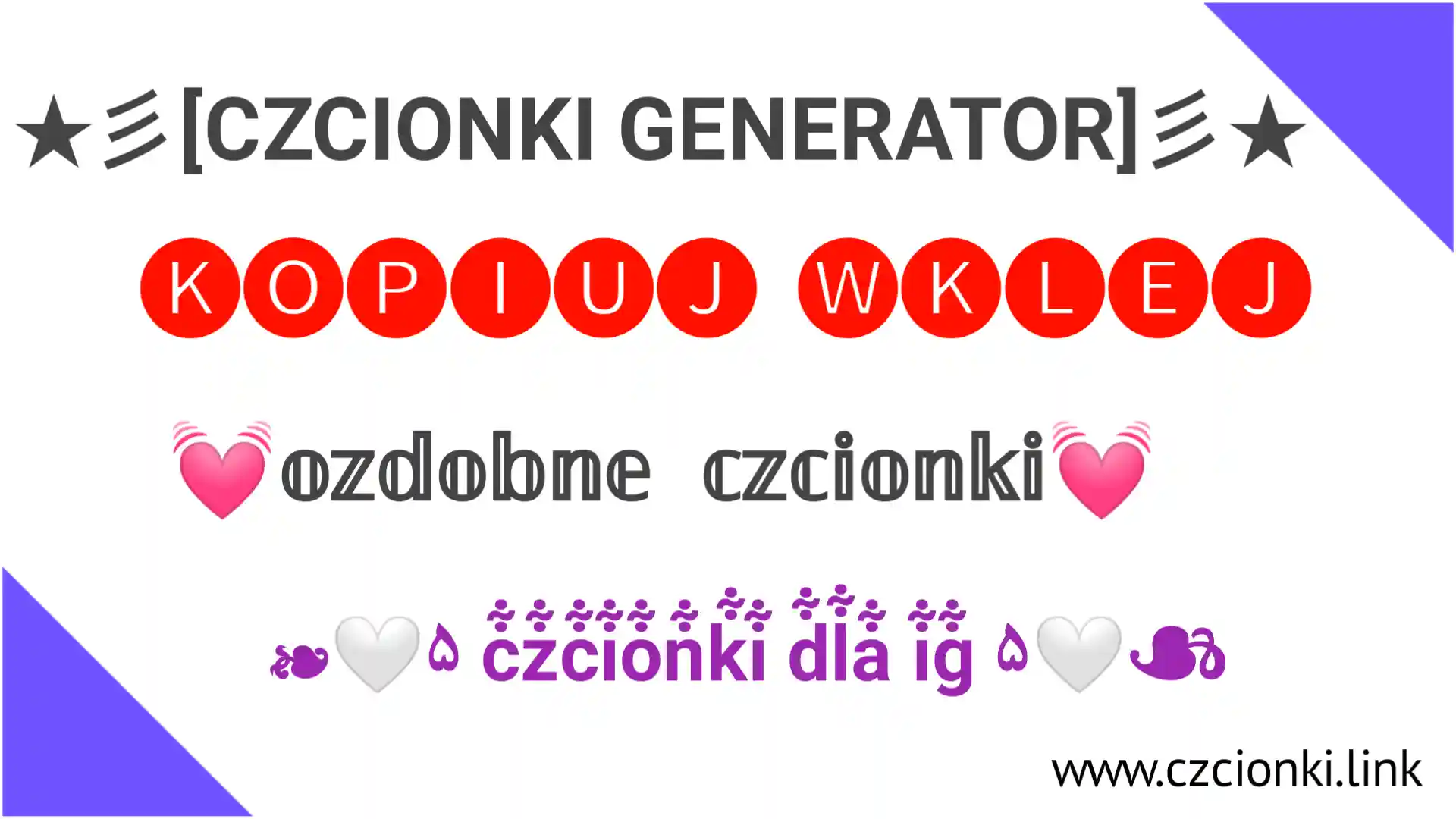 czcionki